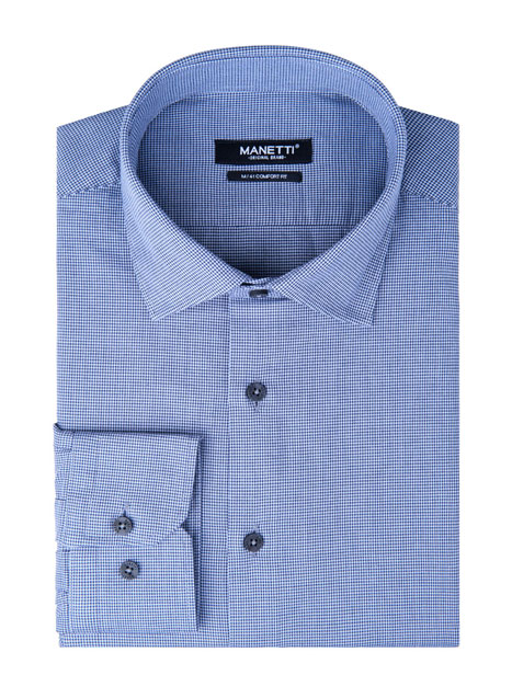 MEN'S MANETTI SHIRT CASUAL  BLUE