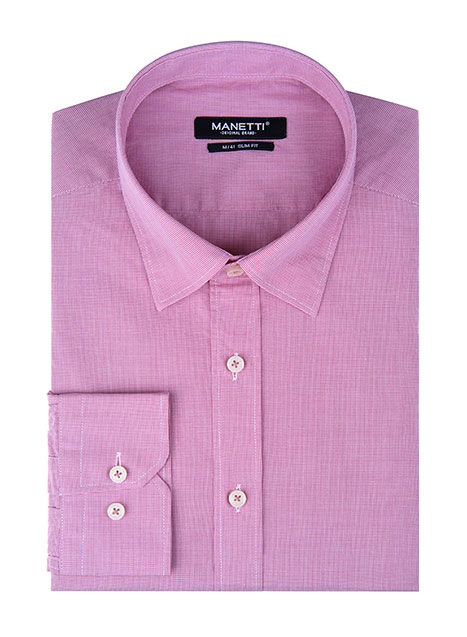 Ανδρικό Πουκάμισο Manetti casual pink