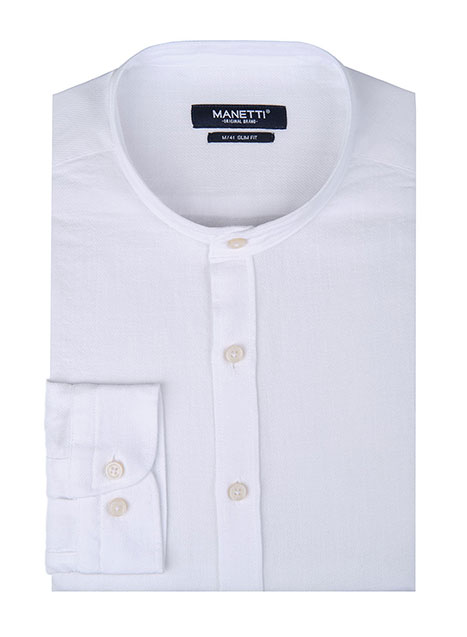 Ανδρικό Πουκάμισο Manetti casual white