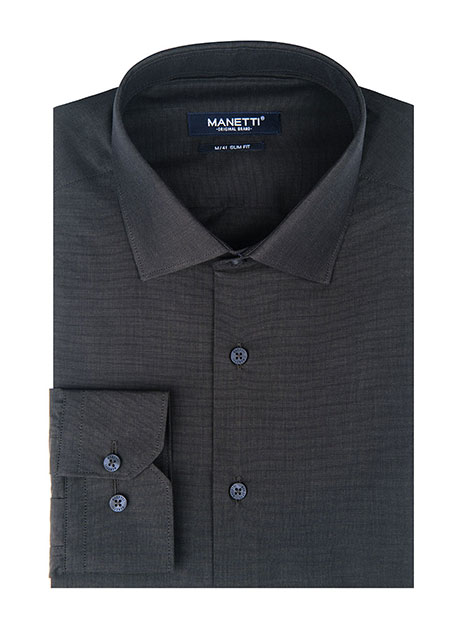 MEN'S MANETTI SHIRT FORMAL  OLIVE GREEN