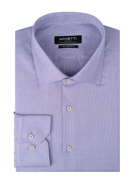 MEN'S MANETTI SHIRT FORMAL  LIGHT PURPLE