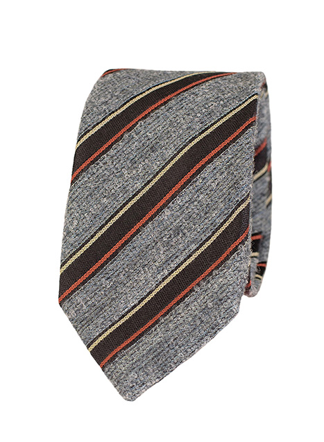 MEN'S MANETTI TIE FORMAL  DARK GREY-BLACK