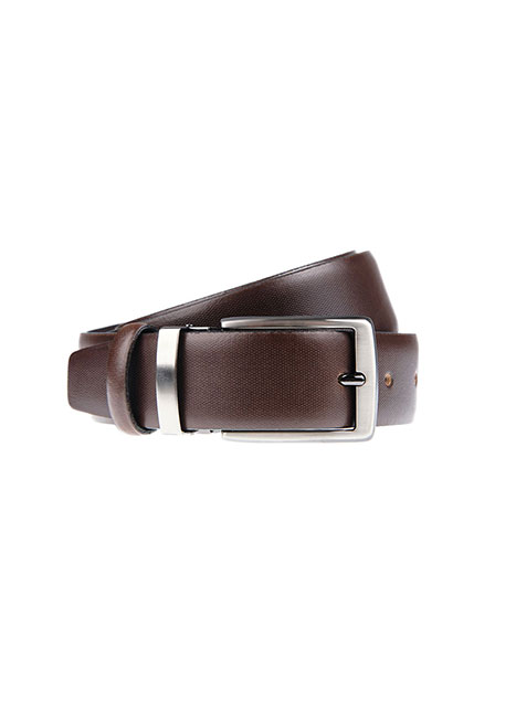 MEN'S MANETTI BELT CASUAL  BROWN