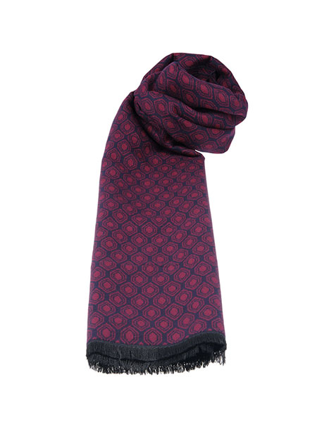 MEN'S MANETTI SCARF CASUAL  RED BLUE