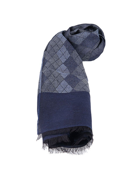 MEN'S MANETTI SCARF CASUAL  BLUE LIGHT BLUE