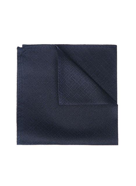 MEN'S MANETTI POCKET SQUARES FORMAL  BLUE