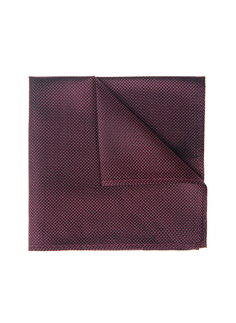 MEN'S MANETTI POCKET SQUARES FORMAL  BORDEAUX