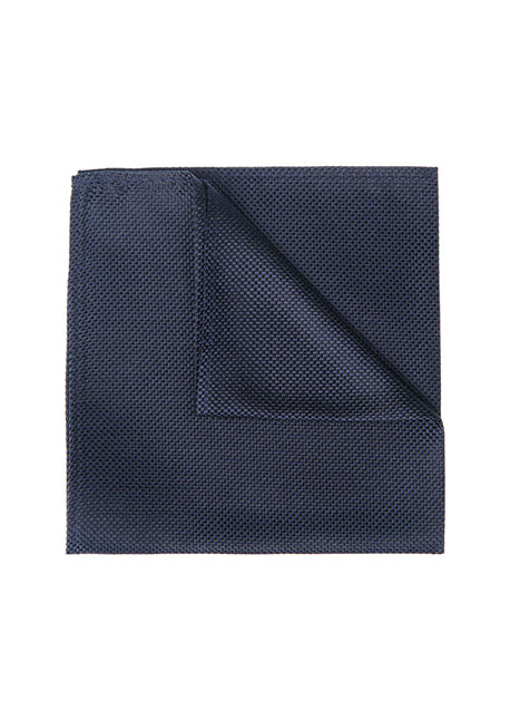 MEN'S MANETTI POCKET SQUARES FORMAL  BLUE