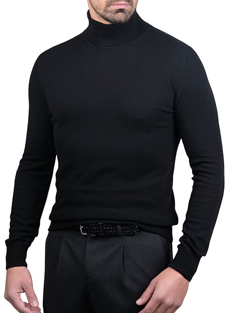 MEN'S MANETTI KNITWEAR CASUAL  BLACK