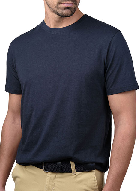 Ανδρικό T-shirt κοντό μανίκι Manetti casual blue