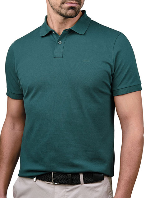 Ανδρικό Polo Manetti casual deep teal