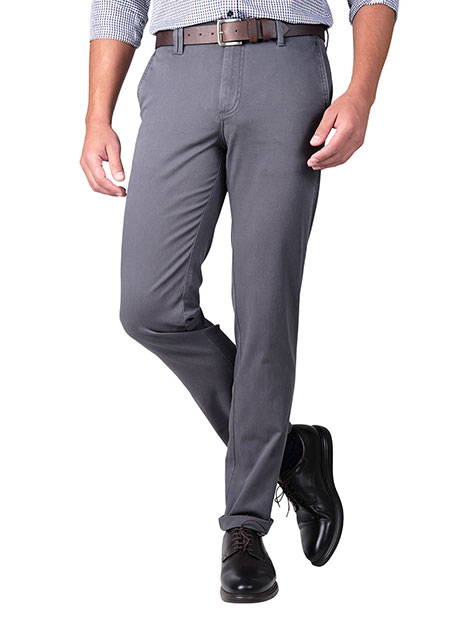 MEN'S MANETTI TROUSER CHINOS CASUAL  DARK GREY