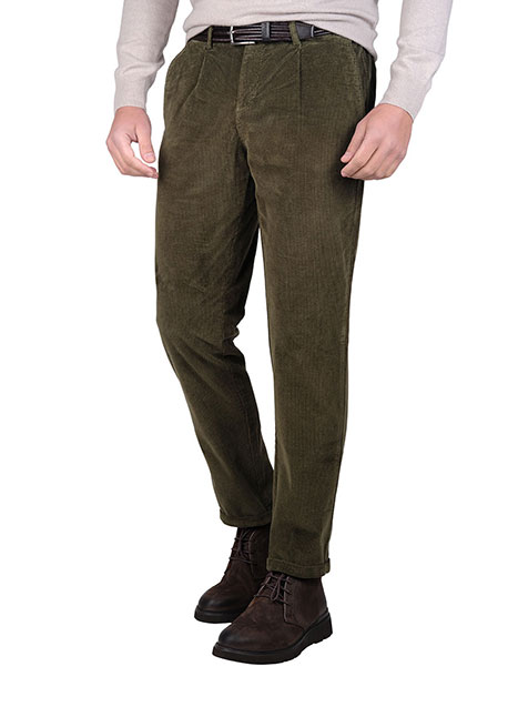 MEN'S MANETTI TROUSER CHINOS CASUAL  GREEN