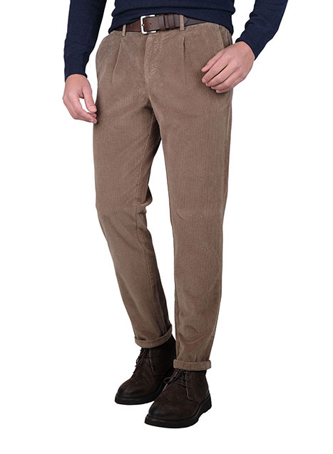 MEN'S MANETTI TROUSER CHINOS CASUAL  FANGO