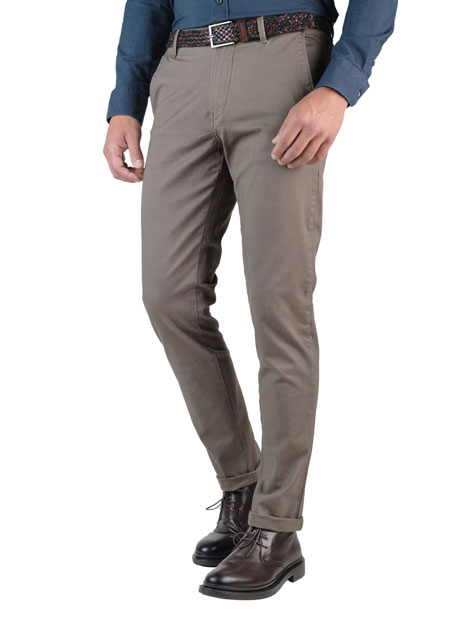 MEN'S MANETTI TROUSER CHINOS CASUAL  FANGO