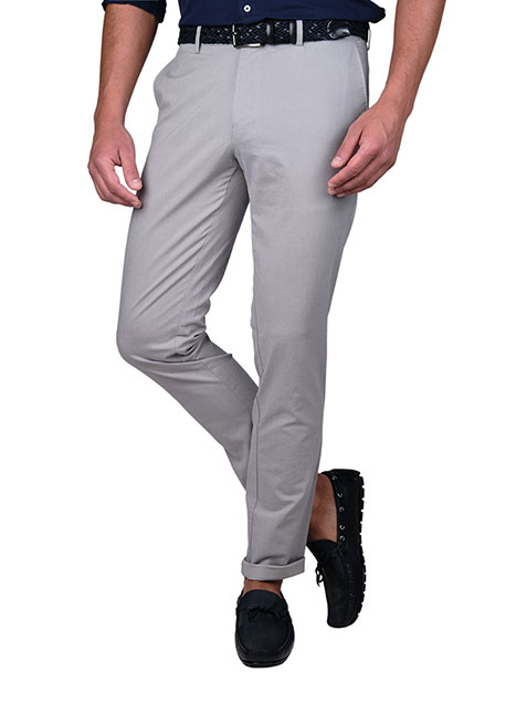 Ανδρικό Παντελόνι chinos Manetti casual grey