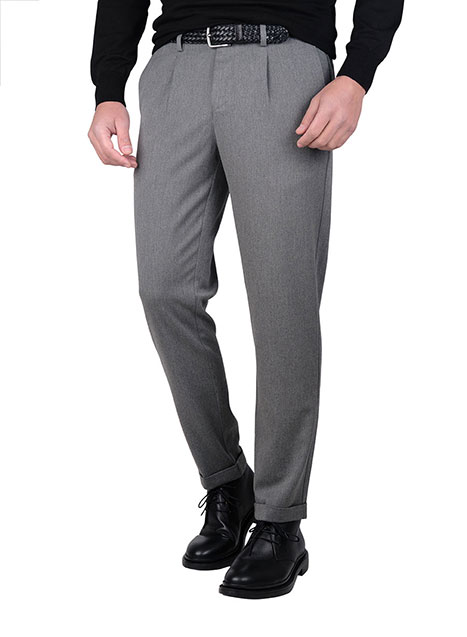 MEN'S MANETTI TROUSER CHINOS CASUAL  GREY