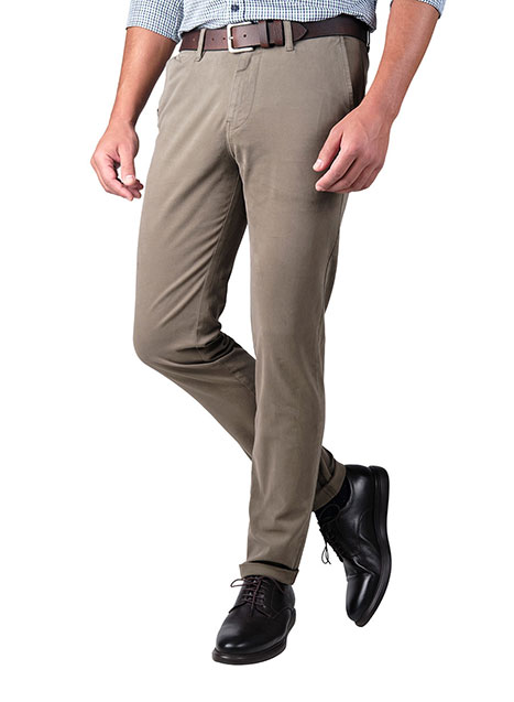 MEN'S MANETTI TROUSER CHINOS CASUAL  FANGO