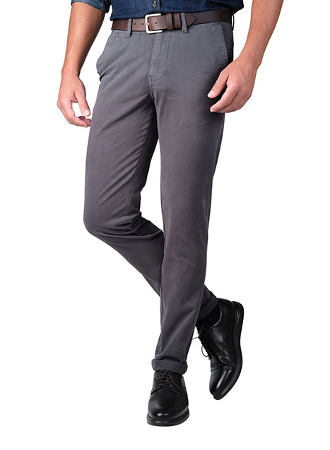 MEN'S MANETTI TROUSER CHINOS CASUAL  DARK GREY