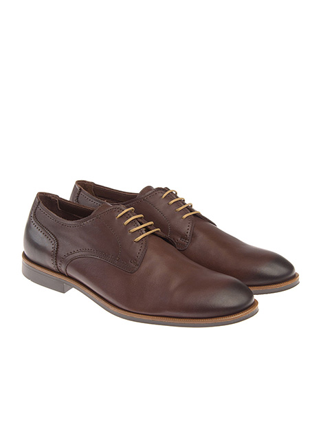 Ανδρικό Παπούτσι δετό Manetti casual brown