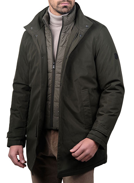 MEN'S MANETTI JACKET CASUAL  KHAKI GREEN