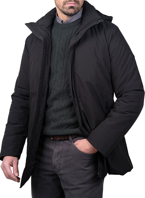 MEN'S MANETTI JACKET CASUAL  BLACK