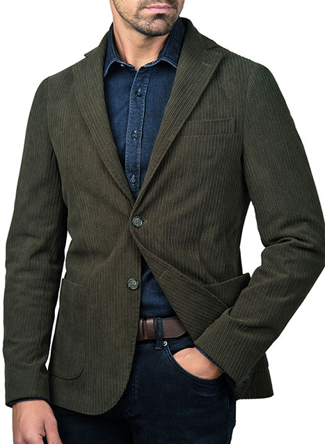 MEN'S MANETTI JACKET FORMAL  GREEN