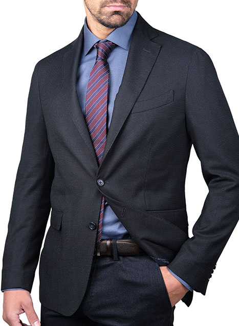 MEN'S MANETTI JACKET FORMAL  DARK BLUE