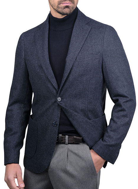 MEN'S MANETTI JACKET FORMAL  BLUE