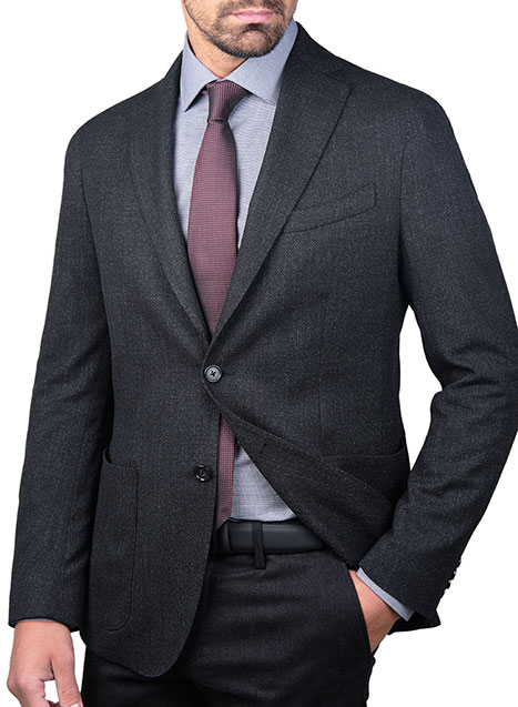 MEN'S MANETTI JACKET FORMAL  DARK GREY