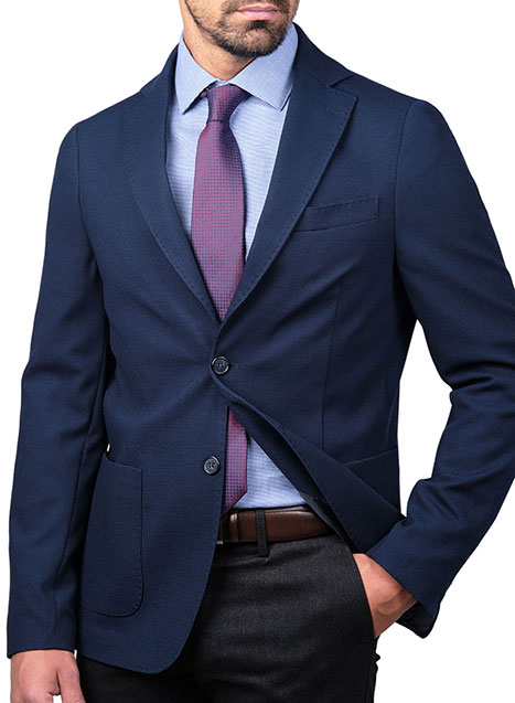 MEN'S MANETTI JACKET FORMAL  BLUE