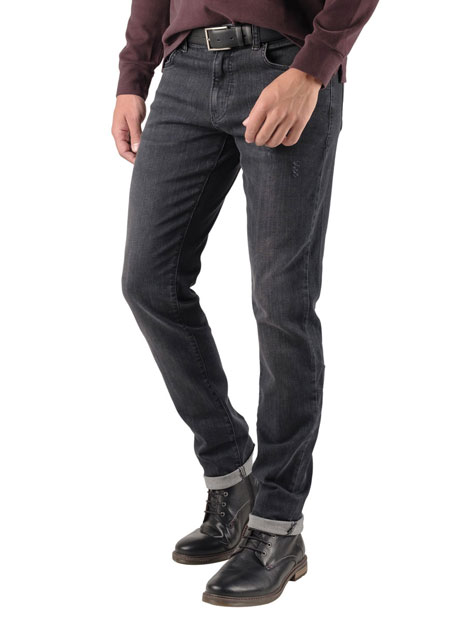 Ανδρικό Jean παντελόνι Manetti casual grey black