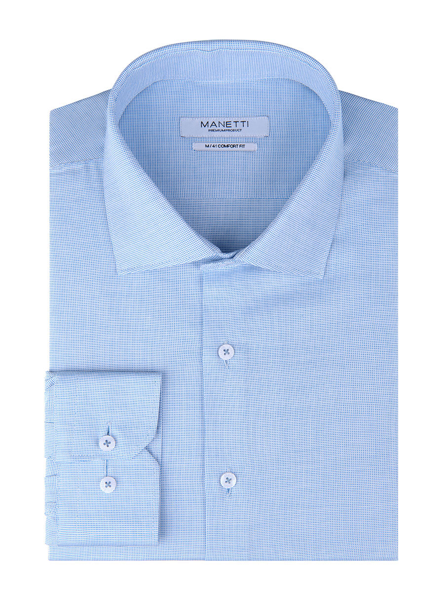 MEN'S MANETTI SHIRT FORMAL  SKYBLUE