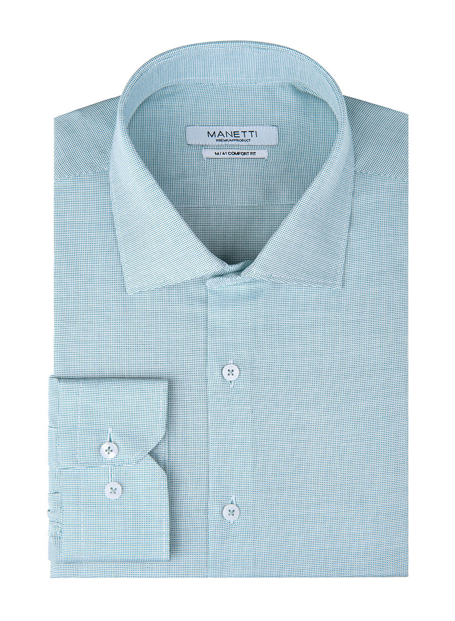 MEN'S MANETTI SHIRT FORMAL  MINT