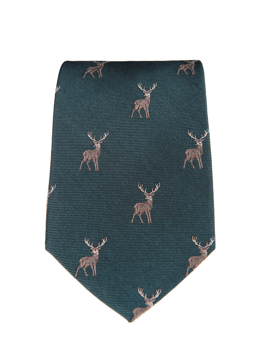 MEN'S MANETTI TIE FORMAL  GREEN