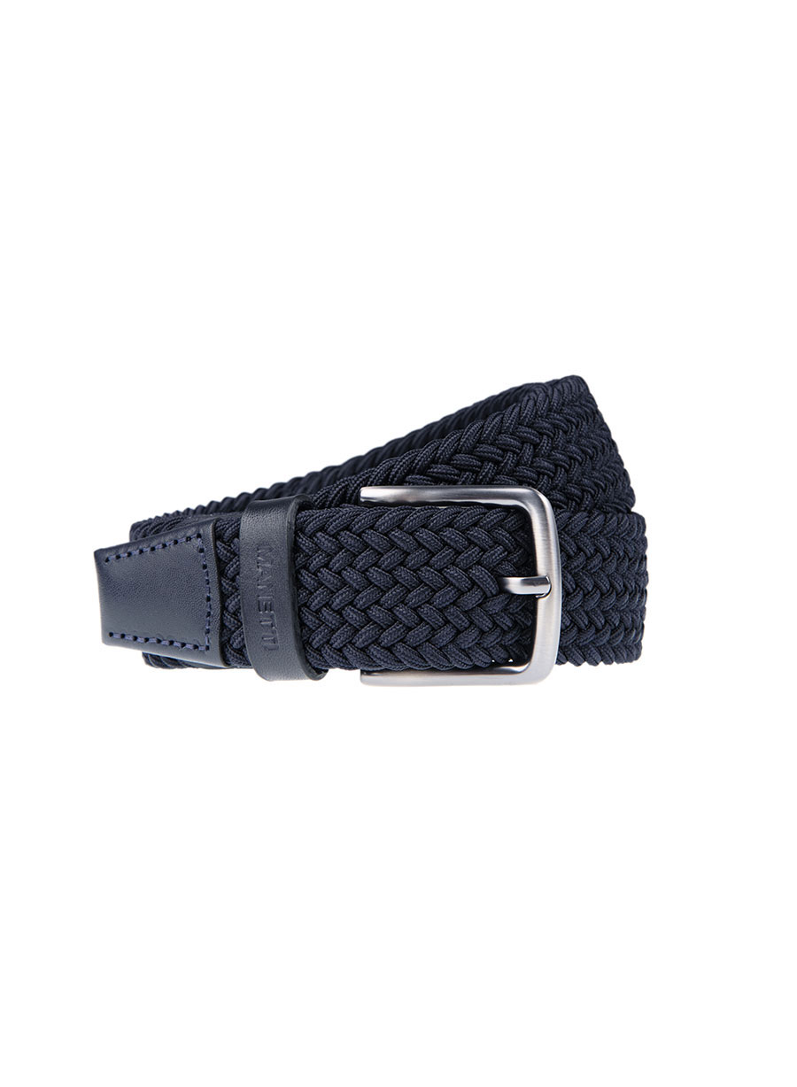 Ανδρική Ζώνη Manetti casual navy blue