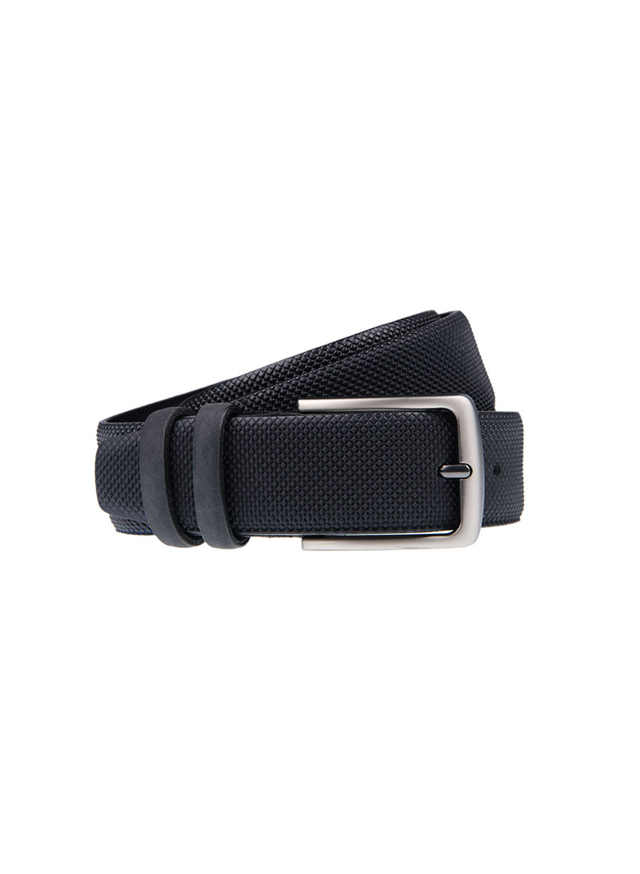 MEN'S MANETTI BELT CASUAL  BLACK