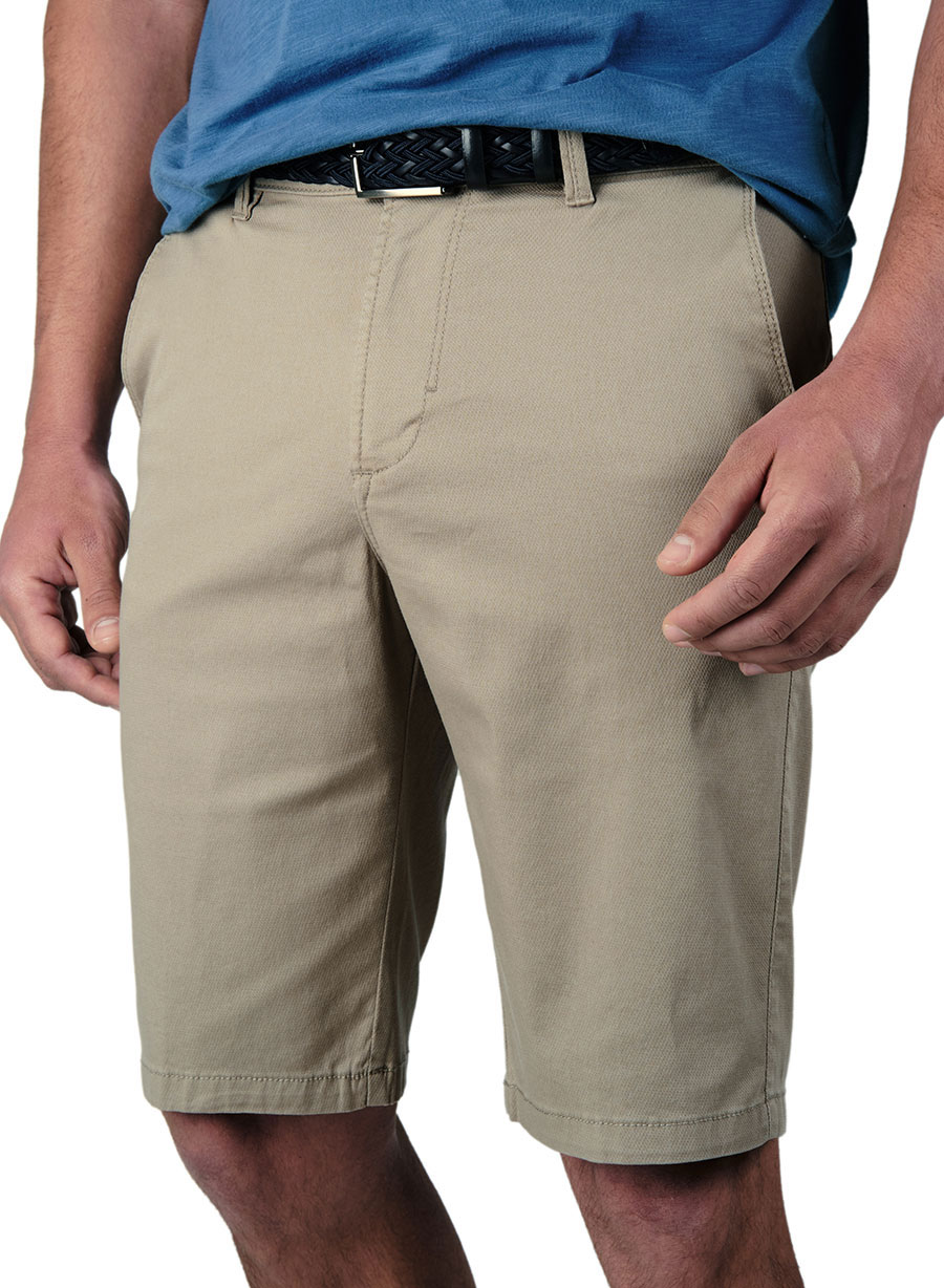 Ανδρική Βερμούδα chinos Manetti casual beige