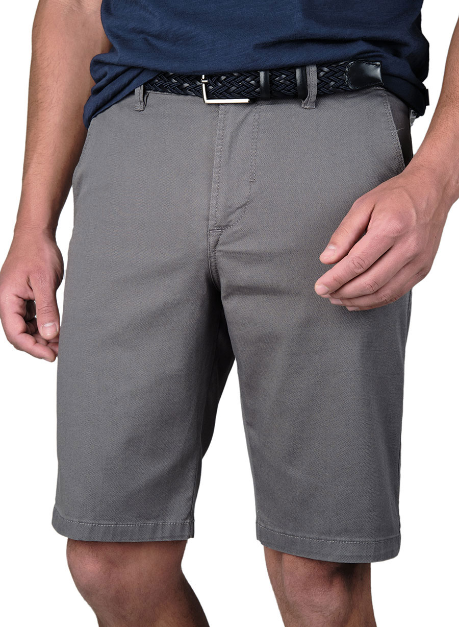 Ανδρική Βερμούδα chinos Manetti casual grey