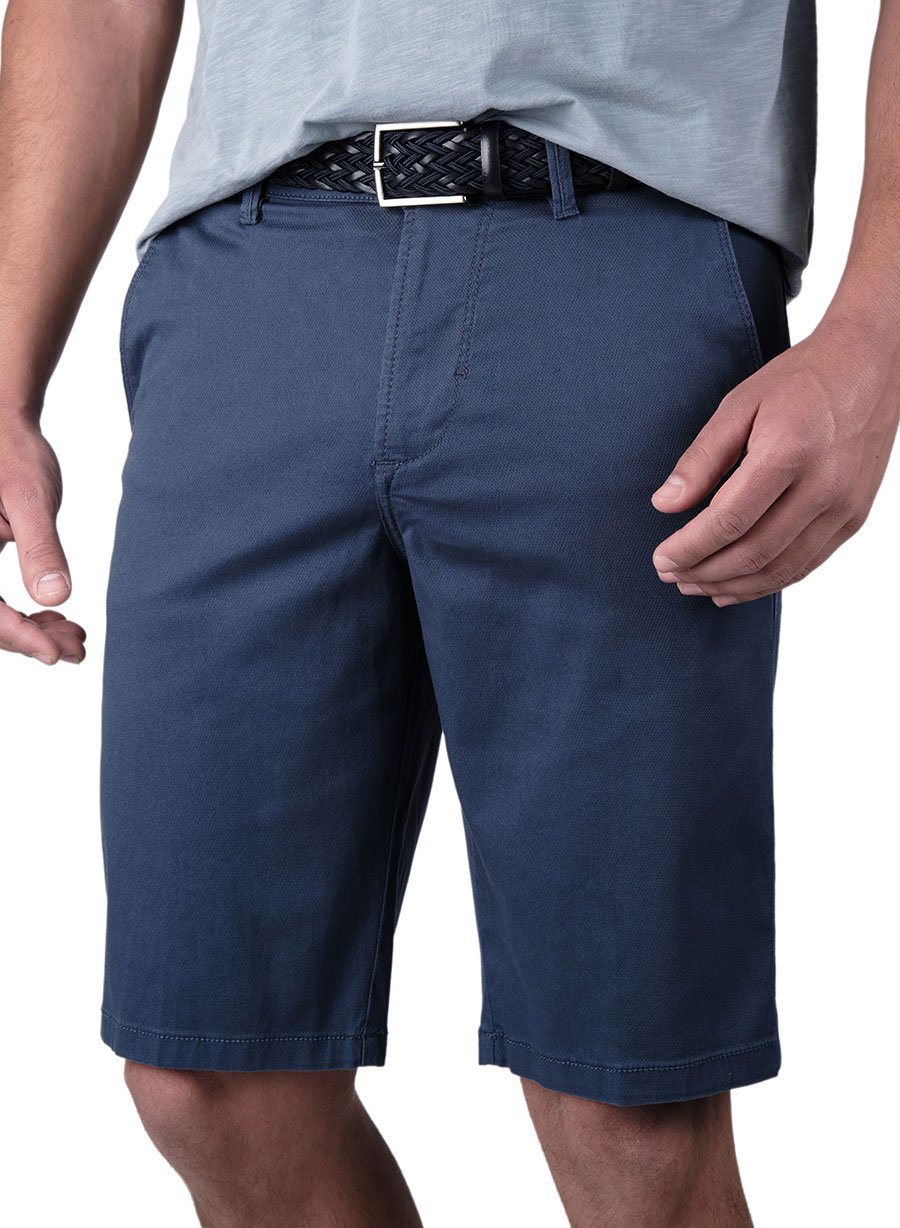 Ανδρική Βερμούδα chinos Manetti casual denim blue