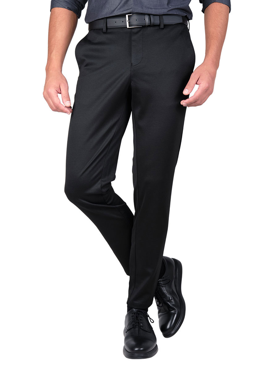 Ανδρικό Παντελόνι chinos Manetti casual black