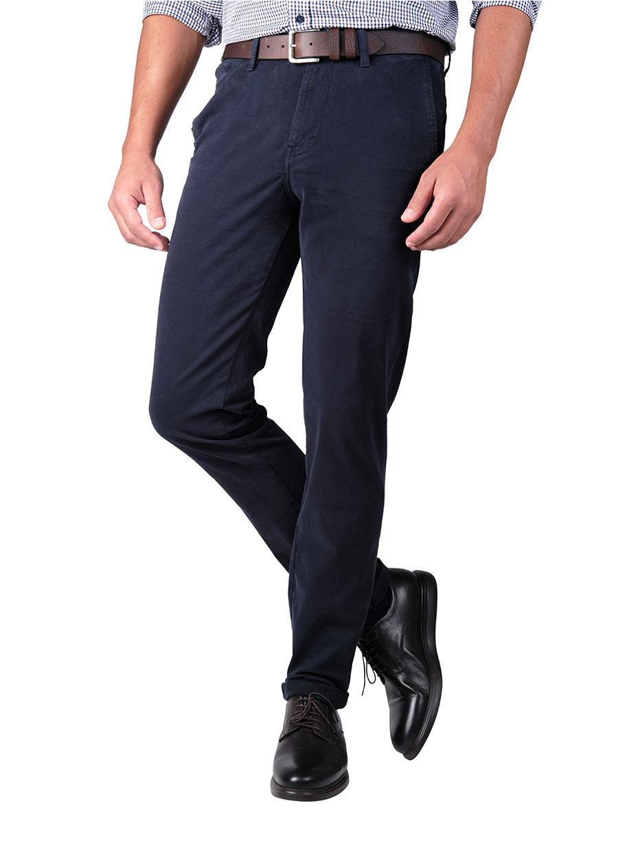 MEN'S MANETTI TROUSER CHINOS CASUAL  BLUE