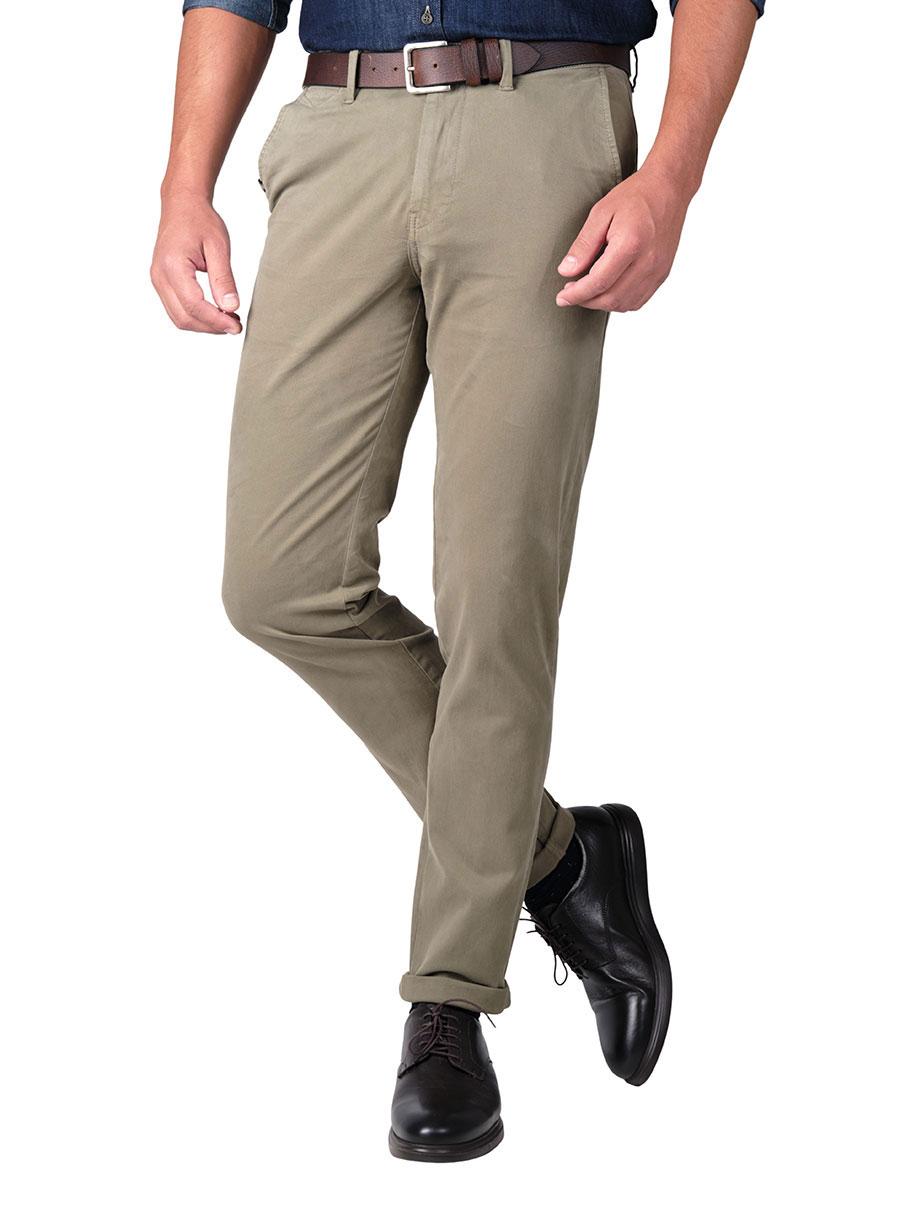 Ανδρικό Παντελόνι chinos Manetti casual beige