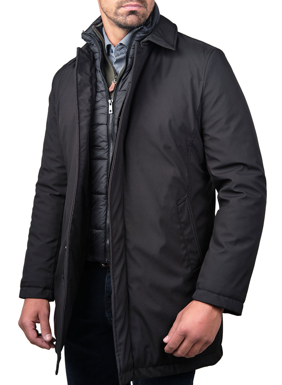 MEN'S MANETTI JACKET CASUAL  BLACK