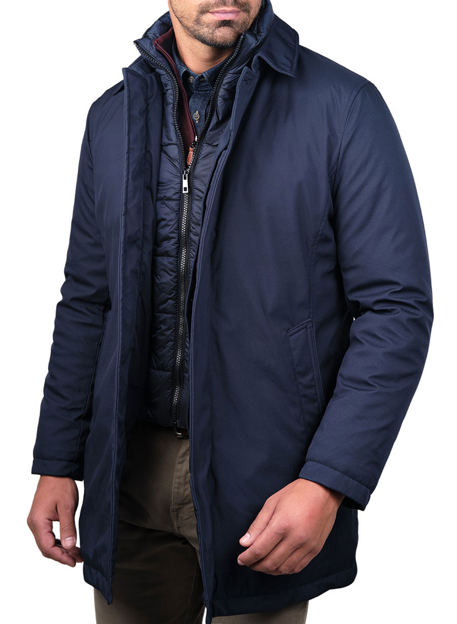 MEN'S MANETTI JACKET CASUAL  BLUE