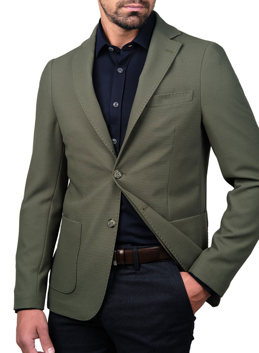 Ανδρικό Σακάκι Manetti formal green